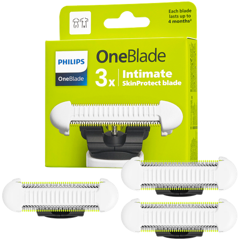 Lot De 3 Lames De Rechange Philips OneBlade - Précision Et Durabilité - NEUF
