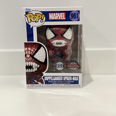 Funko - Pop! Vinyl - Doppelganger Spider-man - Metallic Variant - Marvel #961