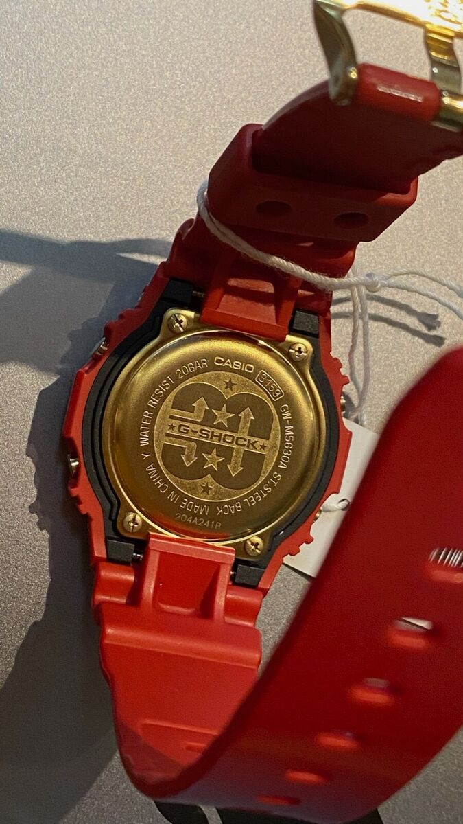G-SHOCK 30周年記念限定モデル レッド GW-M5630A-4JR|ファッション G-SHOCK 30周年記念限定モデル レッド GW-M5630A-4JR|ファッション