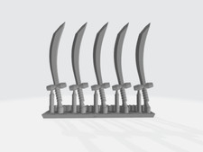 Weapons Britains deetail timpo figures Arabian cavalry knight Swords 1:32 54