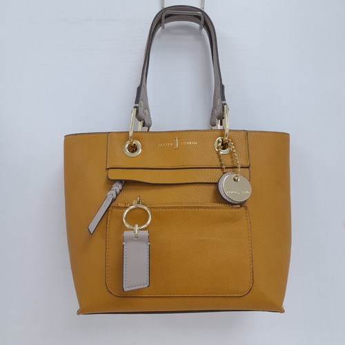 Jasper Conran Tote Handbag Mustard Yellow Faux Leather RMF37RP eBay