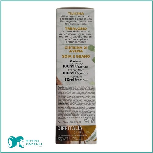 Keratina disciplinante Vegana aticrespo capelli kit cheratina 100ml - Foto 5 di 5