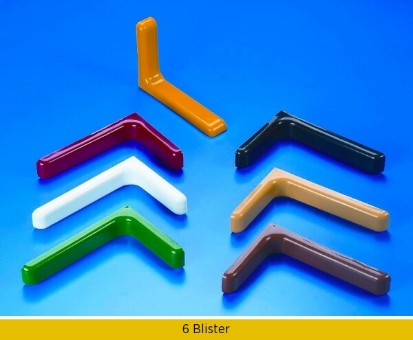 Reggimensole Professionali 18cm Bianco Nbrand | Kit 2 Staffe Metallo