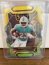 Gerrid Doaks 2021 Select Club Level Green & Yellow Prizm Die-Cut  #300 Rookie RC