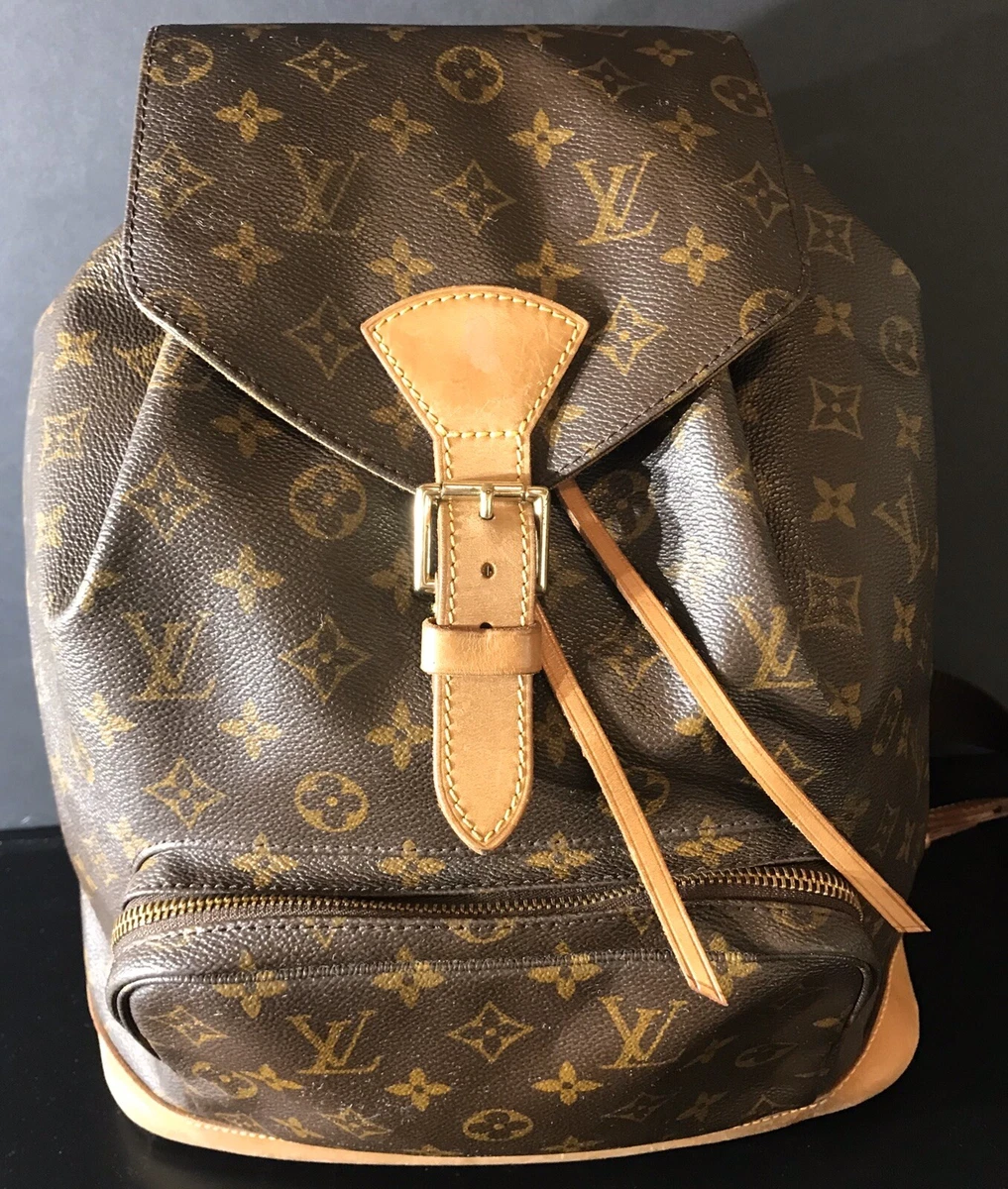 Buy Pre-Owned LOUIS VUITTON Montsouris GM Backpack Monogram