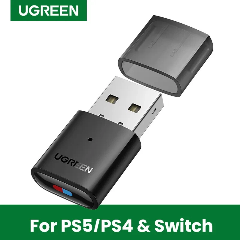 UGREEN USB Bluetooth 5.0 Transmitter Audio Adapter for PS4 PS5 Nintendo  Switch