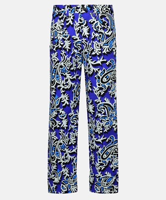 ETRO Milan Baroque Print Men's Designer 6-Pkt Jeans 31'' Denim Made in Italy NWT!