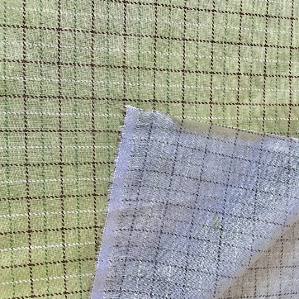 Fabric David Textiles 1 yard X 43” Plaid Sewing Quilting Apparel Cotton #1B95 - Image 3 of 4