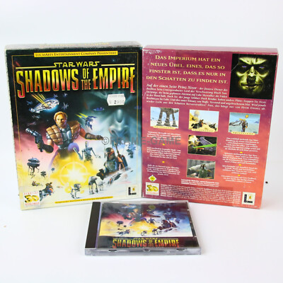 PC CD DVD Big Box Eurobox OVP Star Wars Shadows of the Empire