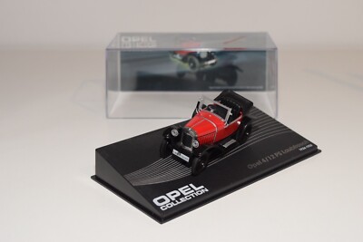 A68 1:43 IXO ALTAYA OPEL COLLECTION OPEL 4/12 PS LAUBFROSCH 1924-1926 RED MIB