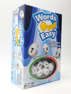 Words Over Easy An Egg-citing way To Scramble For Words! Card Game