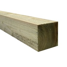 Square Wooden Fence Post | 2.4m x 50mm x 50mm