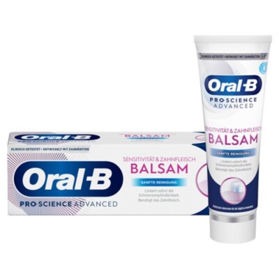 Multipack 12x Oral-B Pro-Science Advanced Sensitivität & Zahnfleisch Balsam Sanf