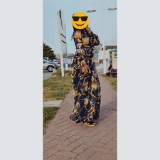 Fashion Nova Navy Maxi Dress (XS) 