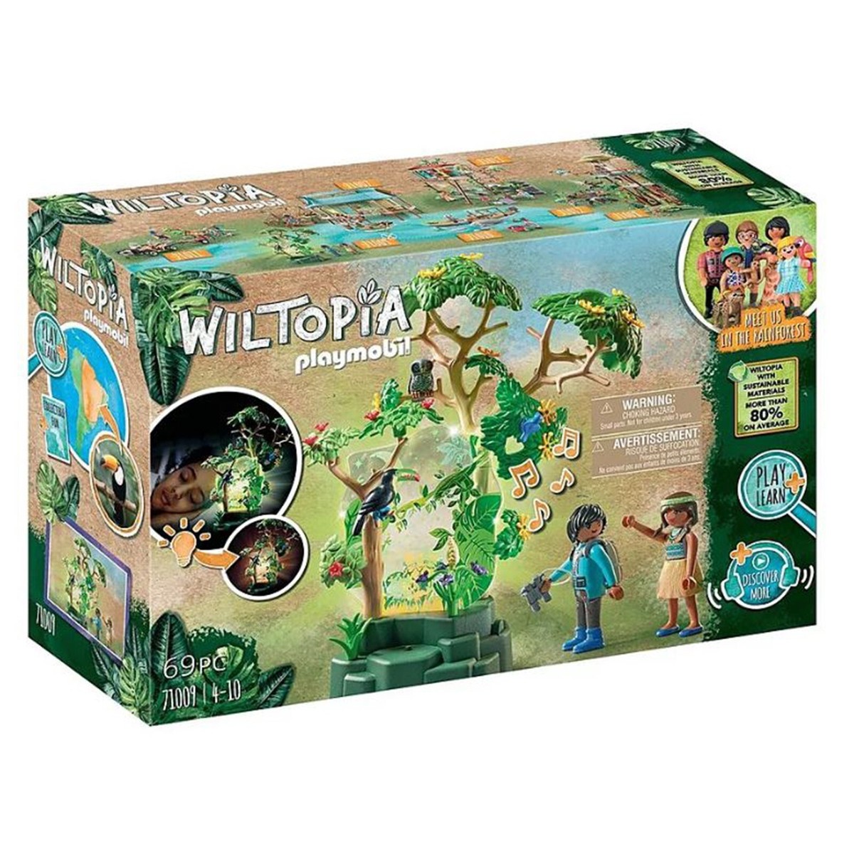 Playmobil Wiltopia Rainforest Night Light Building Set 71009 NEW