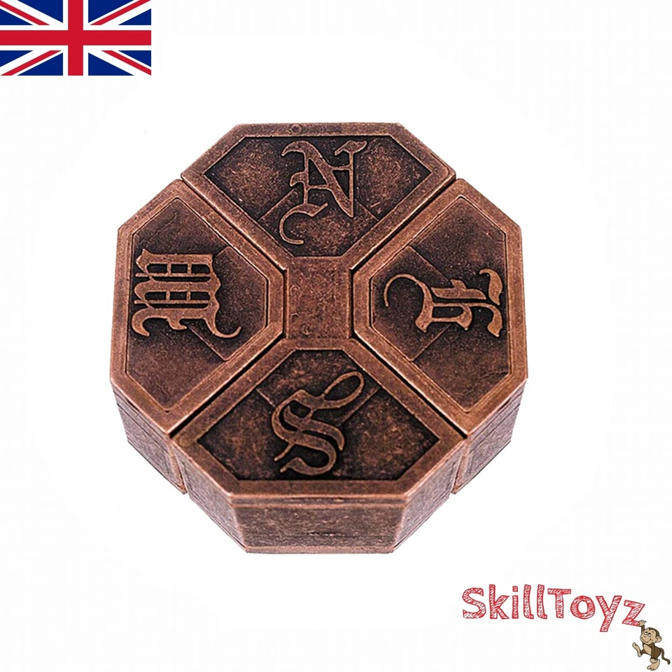 Skilltoyz IQ Cast Metal Puzzle Classic 3D Brain Teaser Toy News Box #17 -UK Shop