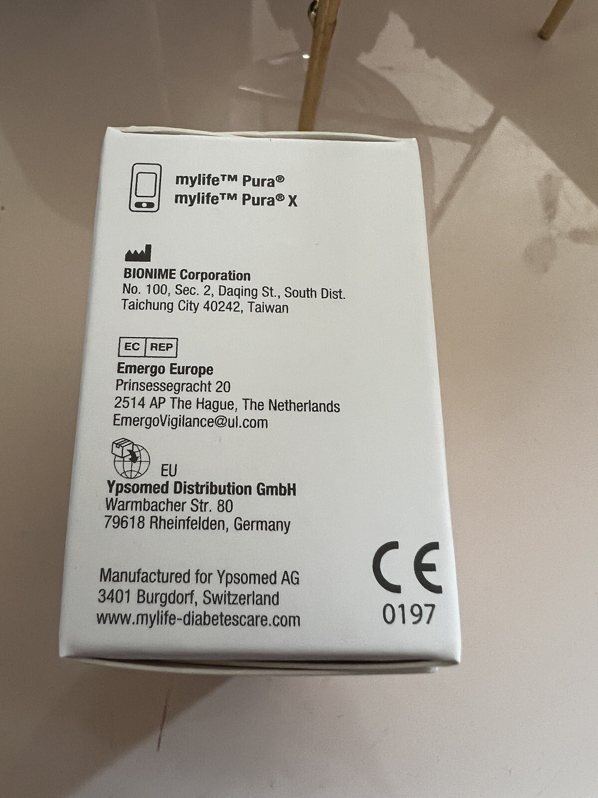 Ypsomed MyLife Pura Blood Glucose Test Strips (x50 Exp.10/24) eBay