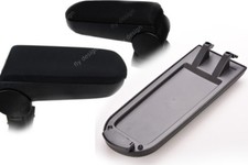 Für Auto SCHWARZ Textil Mittel Armlehne Deckel Abdeckung neu SEAT IBIZA  2008–17