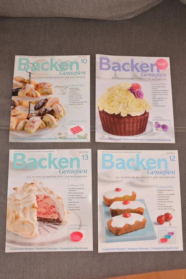 Backen & Genießen Backrezepte Backbücher + viele Silikon Backform - Bild 3 von 4