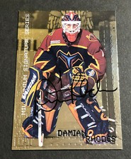 Damian Rhodes Thrashers Signed 1999-2000 ITG BAP Card #13 Auto Autograph