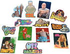 Austin Powers Stickers Series 1 Complete Set of 13 - 1999 Die-Cut Prismatic Rare