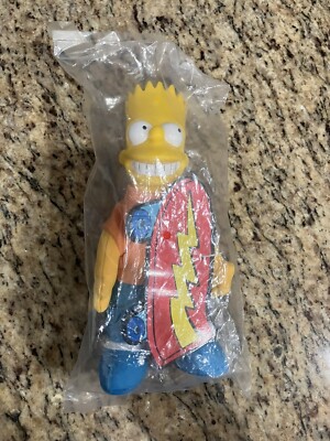 1990 Burger King BART SIMPSON THE SIMPSONS Plush/ Hard Head