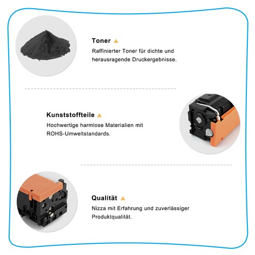 8x Toner Kompatibel für HP 207A LaserJet Pro M255dw MFP M283fdw M282nw Kein Chip - Afbeelding 10 van 10