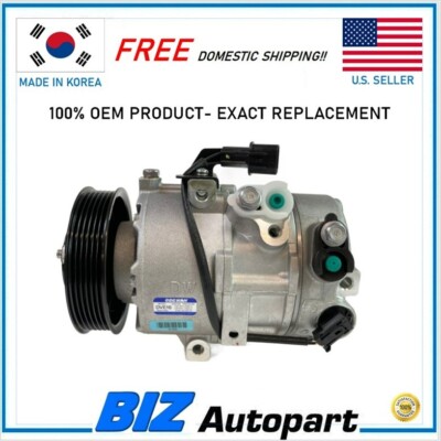 OEM ! A/C COMPRESSOR W/ CLUTCH for 2012-2013 HYUNDAI i40 # 97701-3Z500
