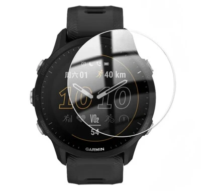 MOBONOVA For Garmin Forerunner 255 Tempered Glass Screen Protector Film Smart Watch Cover