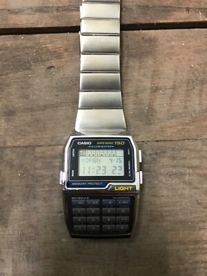 Casio Telememo Men Silver Watch - Dbc-1500 for sale online | eBay