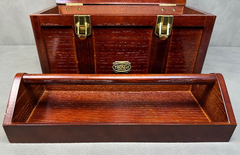 Vintage Thomas Pacconi Classics Museum Series Wooden Wood Tool Box