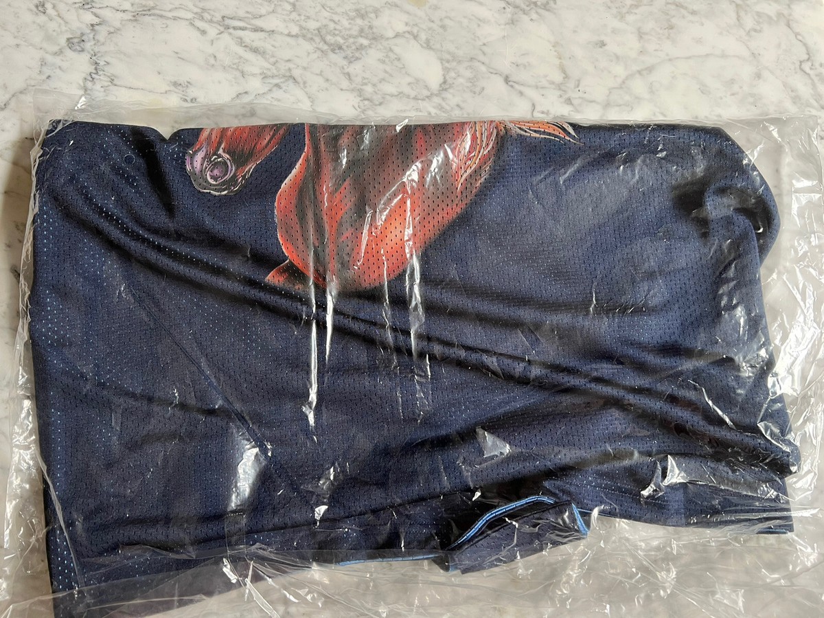 Supreme Mustang Reversible Basketball Jersey Navy Blue SS23 Men's