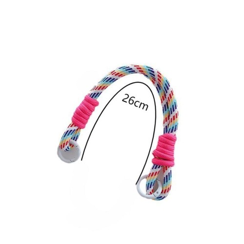 Rainbow Lanyard Strap Portable Rope Keychain Bag Chain Strap Bag Accessories - Photo 2 sur 17