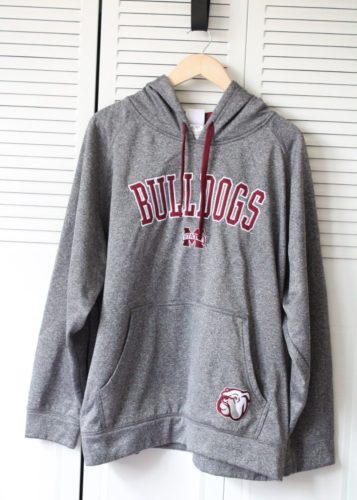 Mississippi State Bulldogs Hoodie Ritterbekleidung Herren Größe XL Taschen Logo gebraucht, in einwandfreiem Zustand