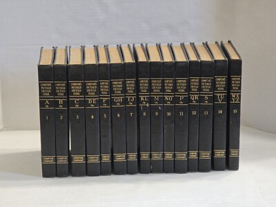 新品超レアCOMPTON'S ENCYCLOPEDIA 1976 Edition Vintage Compton's Pictured Encyclopedia Complete Set Of 15