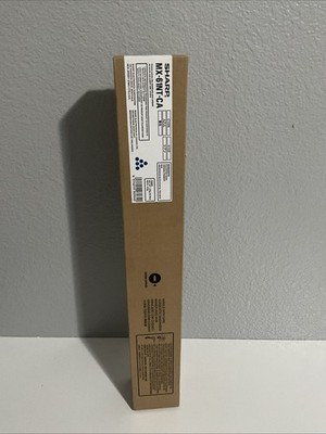 Original OEM Genuine Sharp Cyan Printer Toner Cartridge MX-61NT-CA New
