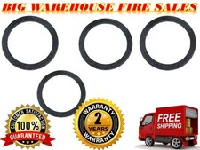 4 10" Gray Carpeted MDF Car Stereo Speaker Woofer Subwoofer Sub Ring Spacer