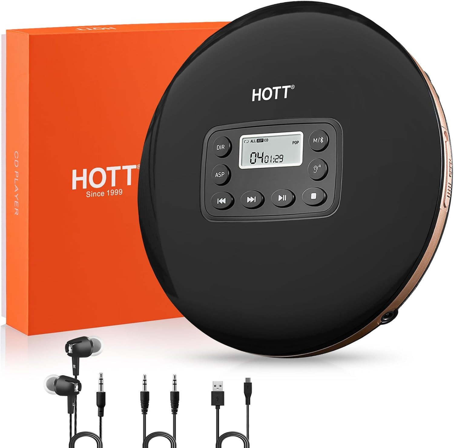 With Bluetooth Cd-r,mp3 Usb Rechargeable With Headphones