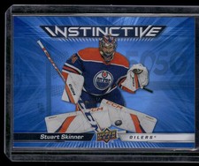 Stuart Skinner 2023-24 Upper Deck #IN-8 Instinctive Edmonton Oilers