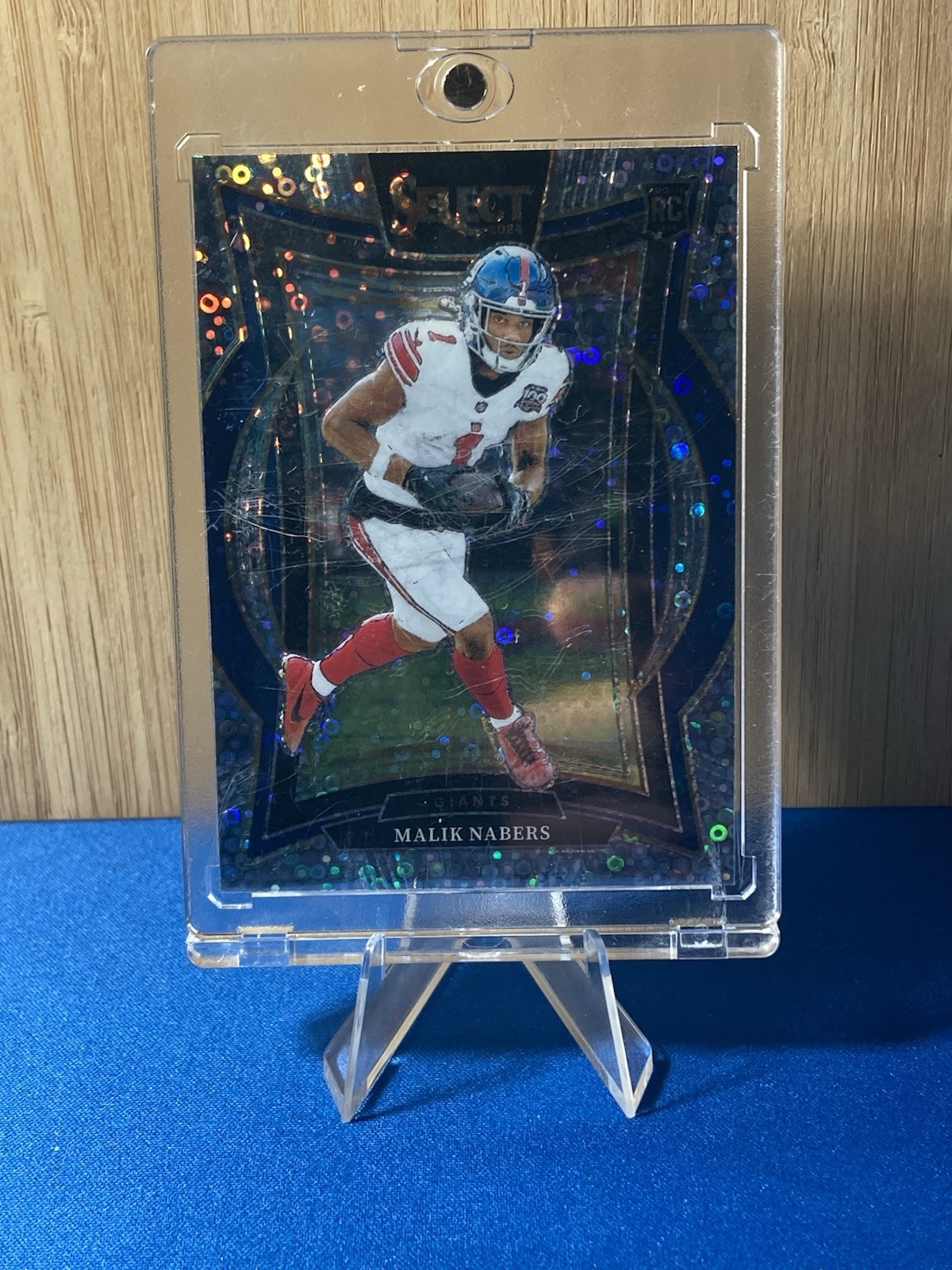 2024 Panini Select - Concourse Malik Nabers #29 Disco Prizm (RC)
