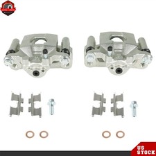 Pair 2 For Nissan Maxima 2002-18 Altima 2.5l V6 Rear Brake Calipers W Bracket Pair 2 For Nissan Maxima 2002-18 Altima 2.5l V6 Rear Brake Calipers W Bracket