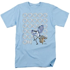 Regular Show Oooooh Mordecai And Rigby Licensed Adult T-Shirt