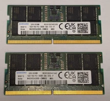 Samsung 32GB (2x16GB) 5600Mhz DDR5 PC5-5600B-SA0-1010-XT Laptop SODIMM RAM 32 GB