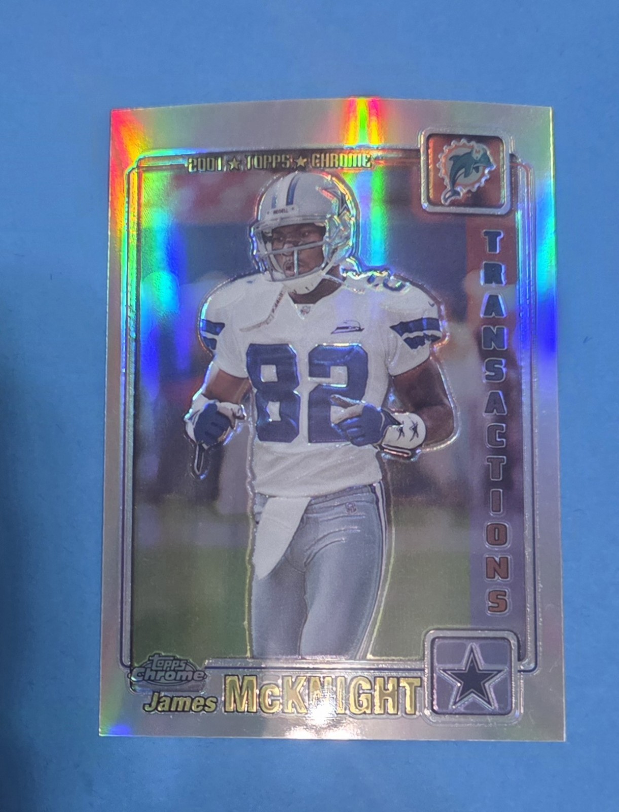 2001 Topps Chrome - Transactions James McKnight #118 Refractor /999