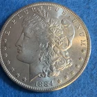 1884 O Morgan Dollar Uncirculated Mint State 90% Silver $1 US Coin