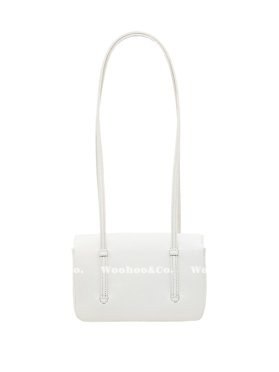 CHANEL Small Flap Bag Shoulder bag for Women White 6.69*1.97*4.53