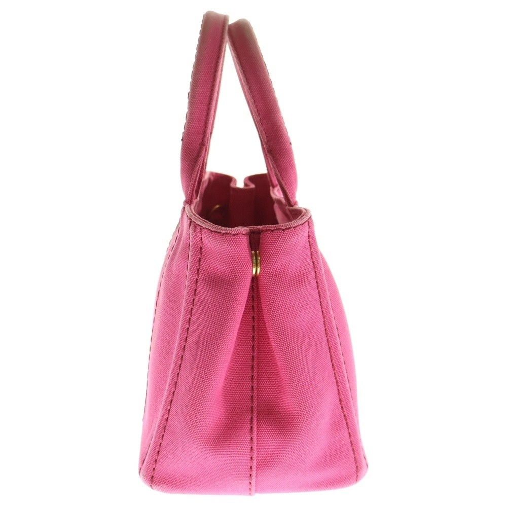 PRADA Canapa 2WAY Shoulder Bag Handbag Gold Hardware Pink Canvas 1BG439 from jap thumbnail 3