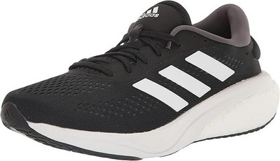 adidas Men's Supernova 2 Running Shoe, Black/White/Grey, 12