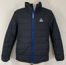 GERRY Black Insulated Full Zip Winter Puffer Jacket Youth Girls Boys 14-16 / L