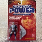 Vintage Captain PowerMAJOR HAWK MASTERSON 1987 MATTEL Soldiers of the Future3900